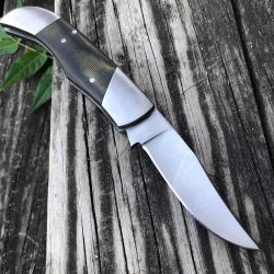 folding pocket knife made with 6150 spring steel