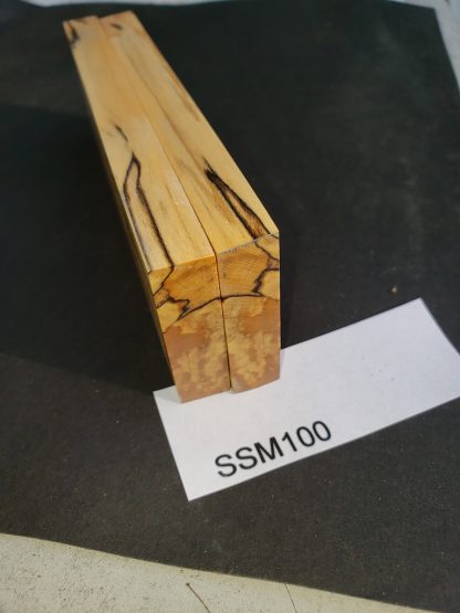 stabilized spalted maple knife scales handle material